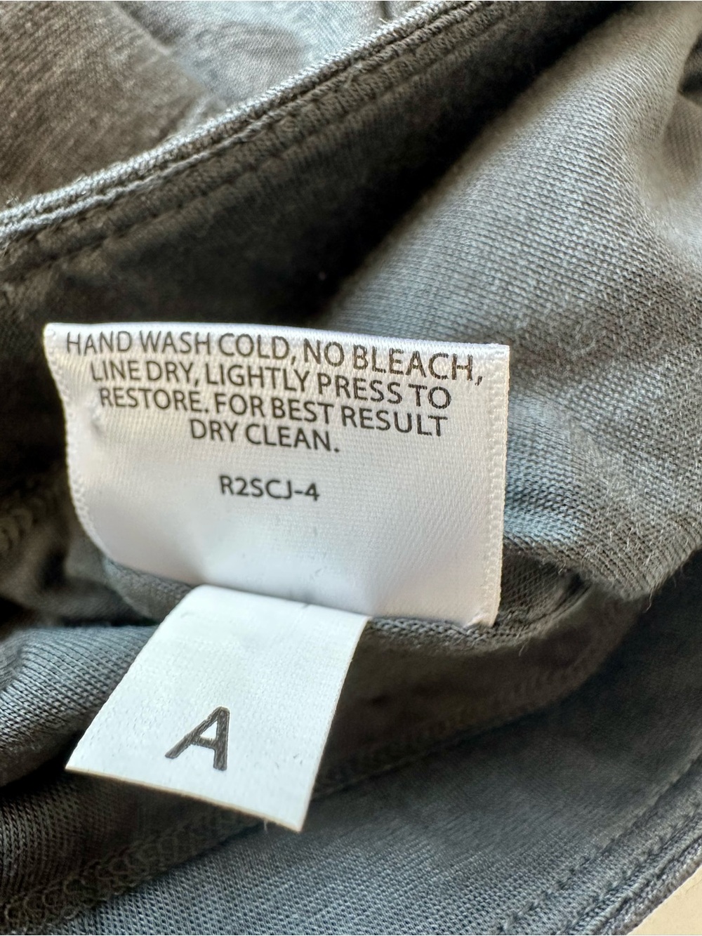Eileen Fisher Silk Cotton Jersey Skirt Gray Size M - Picture 7 of 8